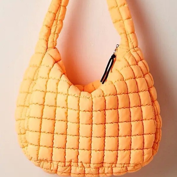 FP Movement by Free People Quilted Bright Orange Bag - Picture 2 of 8